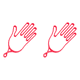 thumbnail image 1 of Colgador Soporte para Guantes Golf Con Hebilla Marco Equipo Herramientas Golfista () Rojo, 1 of 9