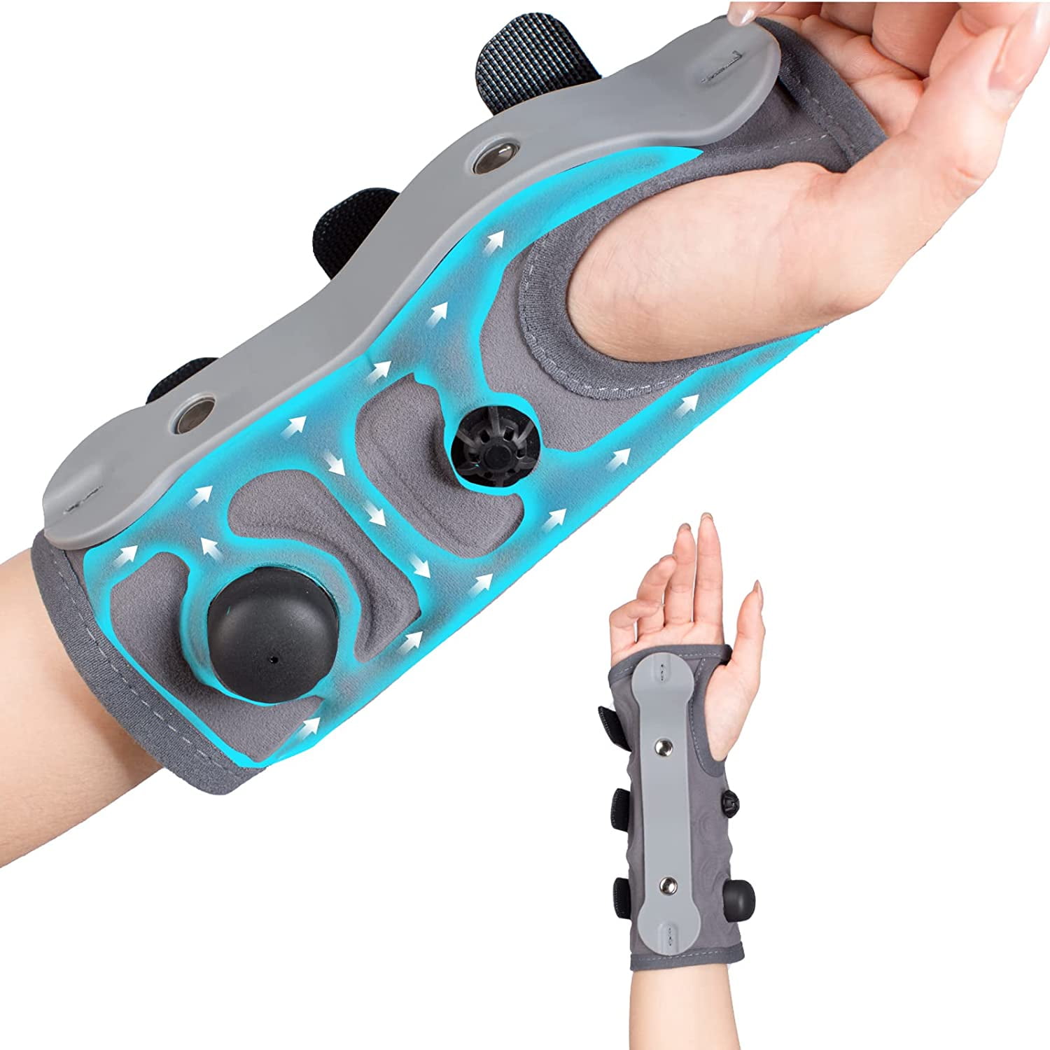 Wrist Brace for Carpal Tunnel Syndrome, Tendonitis Arthritis,Inflatable