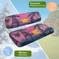 thumbnail image 5 of Yuyamidu Seaside Golf Cart Seat Covers for 2-Person Seats for Car Seat Protector Sunset Golf Cart Back Rest Cover 2 Piece Coconut Tree Golf Cart Accessories, 5 of 7