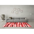 thumbnail image 3 of Ahgly Company Indoor Rectangle Abstract Red Contemporary Area Rugs, 7' x 9', 3 of 4