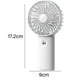 thumbnail image 2 of Ventilador portátil de mano, mini ventilador de mano recargable personal, pequeño ventilador USB con pilas con 3 velocidades para viajes al aire libre, viajes, oficina, Hy, 2 of 5