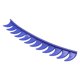 thumbnail image 4 of Decoración de casco, decoración de casco de motor, pegatina para sombrero, peluca divertida, cabello creativo Azul, 4 of 9