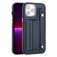 thumbnail image 7 of Allytech Slim Case for iPhone 15 Pro Max with Portable Wristband & Card Slots, Premium PU Leather Kickstand Shockproof Drop Protection Anti-Scratch Case for Women Men - Blue, 7 of 7