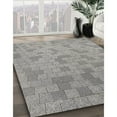 thumbnail image 2 of Ahgly Company Indoor Square Patterned Ash Gray Novelty Area Rugs, 4' Square, 2 of 6
