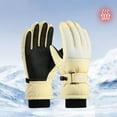 thumbnail image 4 of Tanhomme 2Pairs Winter Thermal Gloves Men and Women,Windproof Warm Cycling Hiking Driving Running Women Winter Sports Skiing Riding Cold Proof Waterproof Touchable Mobile Phone Slip Warm Gloves, 4 of 4