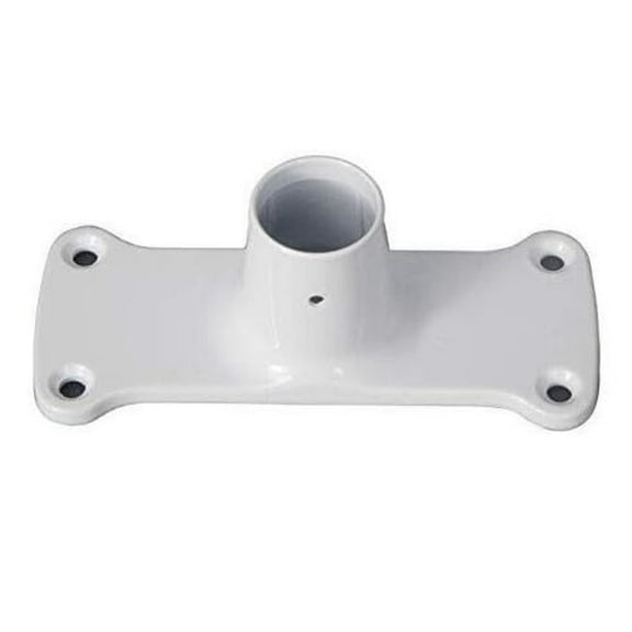 Flanges - Jumbo Rectangular Die Cast Shower Rod Support - Includes Screws
