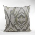 thumbnail image 4 of Plutus Brands Ikat Dream Gray, Citrine Handmade Luxury Pillow, 4 of 5
