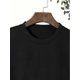 thumbnail image 3 of Discovery Channel Men's Casual Graphic Tee - Black Short Sleeve Crewneck with Earth Print, Lightweight Cotton Blend, Summer Essential for Casual Attire, Casual Sporty Tee, Comfy Tee, 3 of 4
