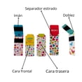 thumbnail image 4 of Separadores Magnéticos para Libros - Set de 5 Marcapáginas Creativos y Resistentes con Imán de Alta Adherencia - Diseño Innovador y Fabricado en México., 4 of 6