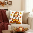 thumbnail image 4 of TanSiDing 1pcs Thanksgiving Pillow Covers Fall Harvest Decor Cozy Farmhouse Throw Pillowcases Soft Cotton for Sofa Living Room 45x45cm, 4 of 6