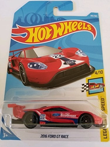 hot wheels 2016 ford gt race red