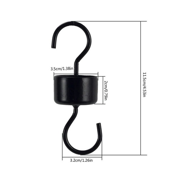 JJKBVCLO Lot de 2 Crochets Anti-Poussière en Métal pour Extérieur, Cintre d'Alimentation en Eau pour Colibris, Type S, Accessoires pour Mangeoire pour Colibris