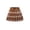Coffee, variant on Coerni Girls Classic Plaided Pleated Flannel Mini Skirts Elastic High Waist A Line Skirt for Fall & Winter Wear Size for 2-16 Years