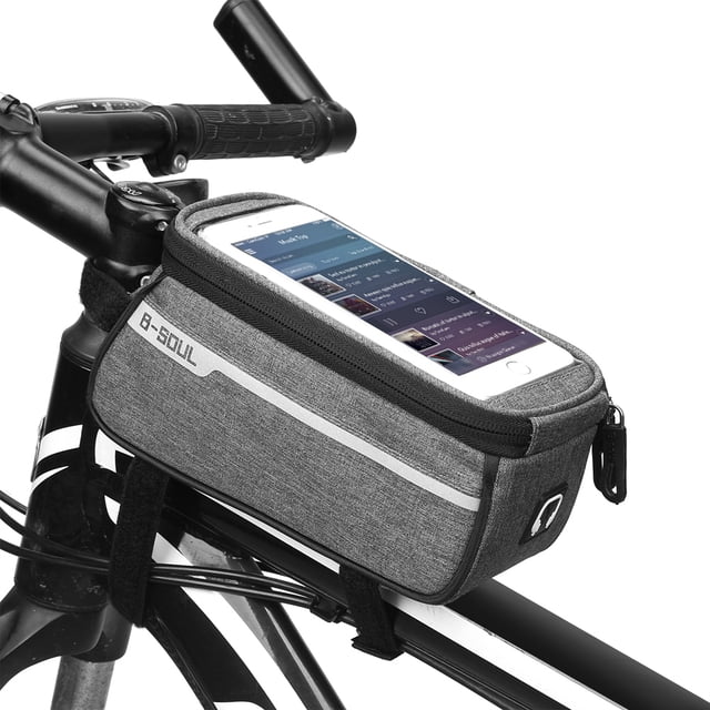 Alforjas Bolso superior del teléfono del tubo de MTB Bicycle para el bolso del marco delantero de la B-SOUL Alforjas