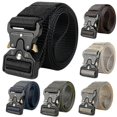 thumbnail image 1 of Quick Release Work Belt Tactical Black Men Army Webbing Nylon Military Waistbeltab -120cm/125cm/130cm, 1 of 4
