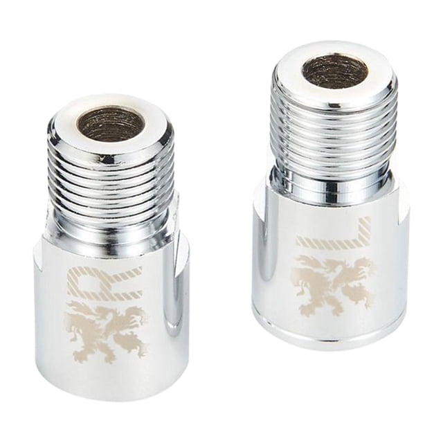 Extensores de pedales de bicicleta, adaptadores de pedal de eje extensible de 20 mm/0,79 pulgadas, ajustes de brazo de manivela plata Cola Pedal de bicicleta extendido