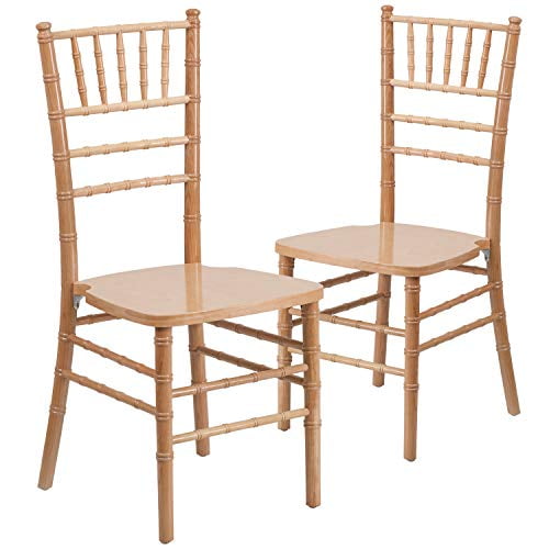 natural wood chiavari chair