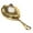 Golden, variant on Joernso Julep Strainer Professional Comfortable Grid 304 Stainless Steel Ergonomic Handle Cocktail Strainer Spoon Kitchen Tools
