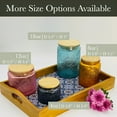 thumbnail image 5 of LINGSHINE Decorative Glass Jars with Bamboo Lids, 8oz 20 Pack Multi-Color Storage Canister, 5 of 7