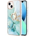 thumbnail image 5 of Slim Fit Phone Case for iPhone 15 (Not fit 15 Pro),Shiny Ring Kickstand Case for Girls,Camera and Screen Protection Cover for iPhone 15 (6.1 in.),ZHDD Purple, 5 of 7