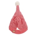 thumbnail image 1 of Pink Woolen Yarn Knitted Hat for Kids Perfect for Decoration and Memorable Photography Shoots One Size Fits Most, 1 of 3