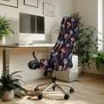 thumbnail image 3 of FKELYI Gradient Medusa Print Office Chair Cover Computer Chair Covers Removable Chair Protector Slipcover Stretch Fabric Boss Chair Covers for Home Office, Small, 3 of 6