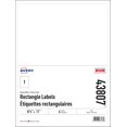 thumbnail image 1 of shiyou-Avery 8.5" x 11" Glossy White Rectangular Labels, 6 Labels per Pack, Permanent, Made in Canada, 1 of 4