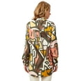thumbnail image 5 of Women's  Blouses, Long Sleeve Button Down Shirts (Khaki, Small), 5 of 5