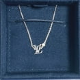 thumbnail image 3 of Pre-Owned LOUIS VUITTON Pendantiff Ideal Blossom LV White Gold x Diamond 750WG Q93653 Silver Necklace (Good), 3 of 6