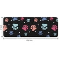 thumbnail image 7 of Black Dog Paw Footprint Kitchen Rug Mat,Kitchen Runner Rugs Non Skid Washable,Decorative Kitchen Floor Mats for Kitchen,Sink,Laundry,17"x47.2", 7 of 7