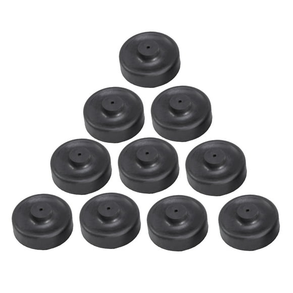 BRIGHTFUFU 10 unidades de gel de sílice A5 para acuario, bomba de aire, bomba de oxígeno, bomba de membrana, accesorios para pecera (diámetro interior: 3 cm, diámetro exterior: 3,5 cm, color negro)