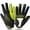 Yellow, variant on Unisex Full Finger Cycling Gloves - Anti-Slip, Shock Absorbing, Breathable Touch Screen Gloves for Mountain Biking