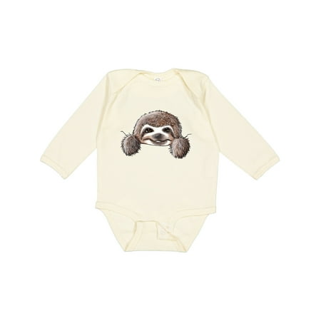 

Inktastic KiniArt Sloth Gift Baby Boy or Baby Girl Long Sleeve Bodysuit