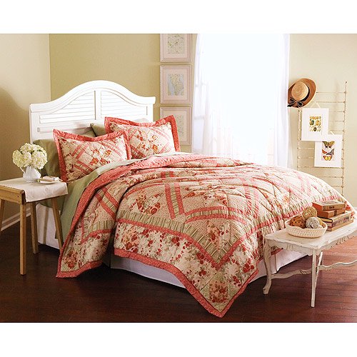 Better Homes & Gardens Antique Floral Bedding Set, 3 Piece Walmart