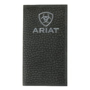 Ariat Rodeo Bull Hide Black Embroidered Wallet A3556201