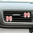 thumbnail image 6 of Holloyiver Bow Air Vent Clips, Cute Car Air Fresheners Vent Clips, Charms Car Diffuser Vent Clip Car Adhesive Bow Hook Boho Car Accessories Car Interior Decor for Girls Women, 6 of 6