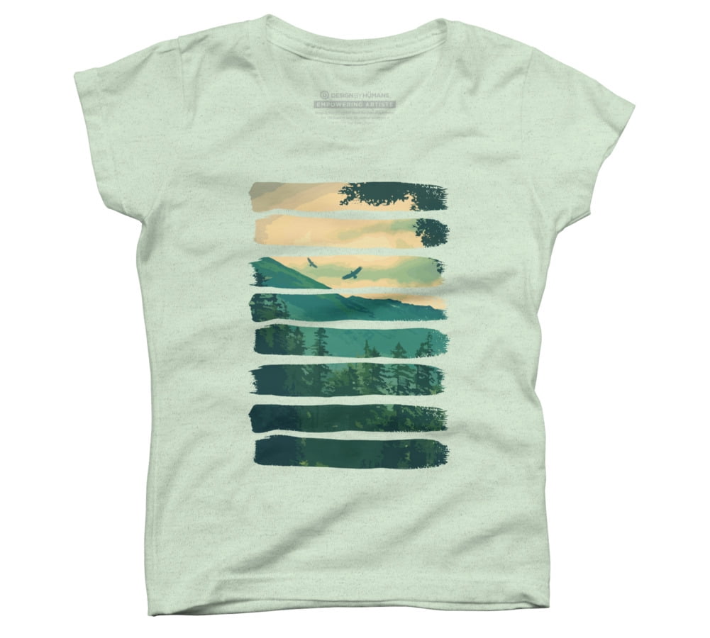 mint green graphic tee