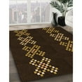 thumbnail image 3 of Ahgly Company Machine Washable Indoor Rectangle Transitional Saddle Brown Area Rugs, 7' x 10', 3 of 7