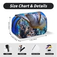 thumbnail image 5 of Goofa Sea Turtle Swims Pattern Double Layer Pen Pencil Case, Protective Large Capacity Storage Organizer Pen Pouch, Office College Supplies for Teens Adults, 5 of 7