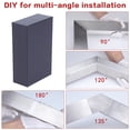 thumbnail image 5 of Muzata Ht10 Hl10 Ht14 Accesorios De Pasamanos Planos - Paquete De 4 Conectores De Extensión De 100 Mm Montaje De Pasamanos Pom De Alta Resistencia Ha01 Bnp, 5 of 5