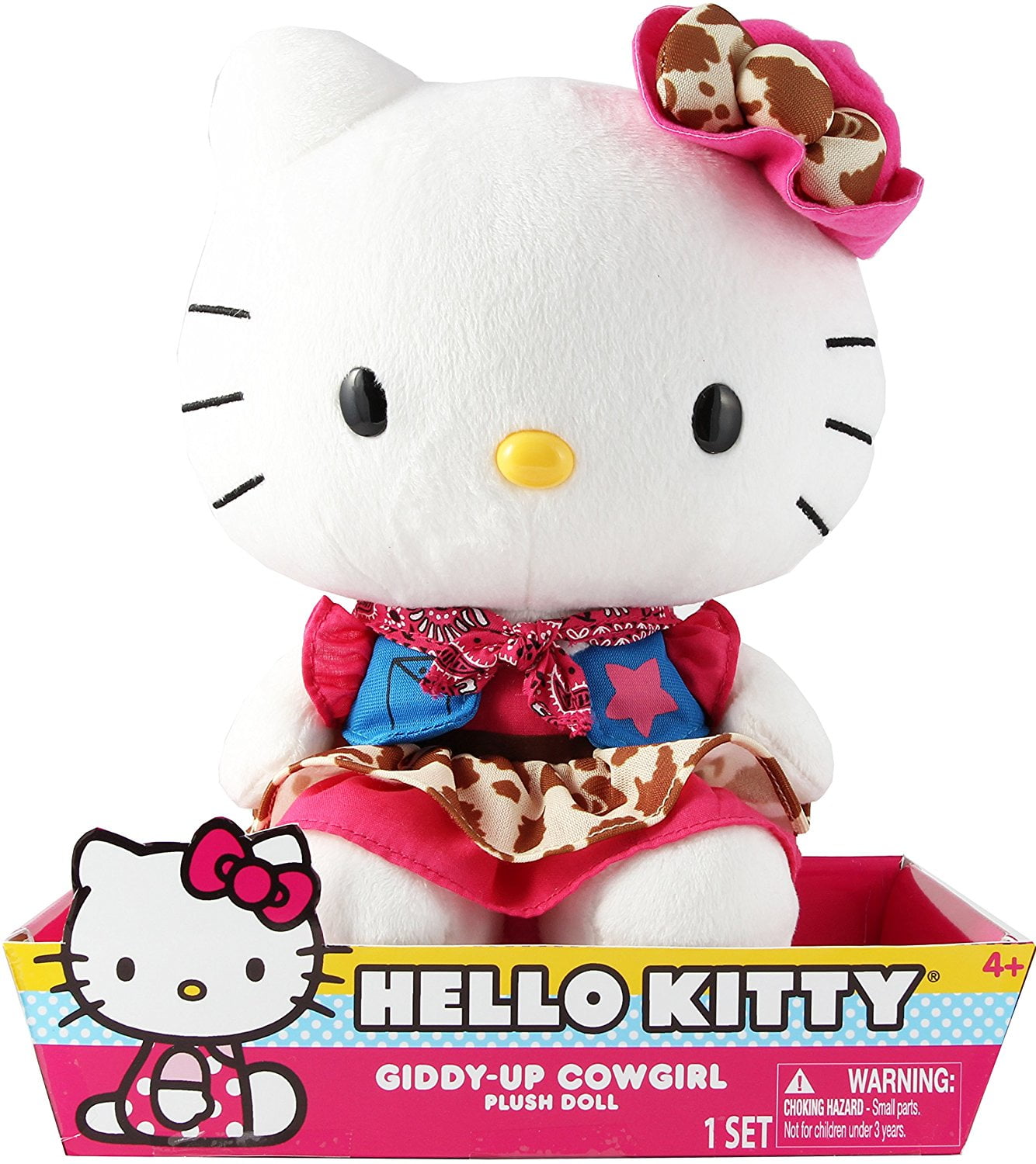 Hello Kitty Large Cowgirl Plush