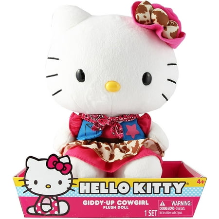 Hello Kitty Large Cowgirl Plush