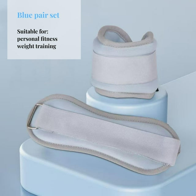 Pesas para Tobillos, Pulseras de Peso, Ajustables, para Hombres Y Mujeres, Pesas para Muñecas, Correas de Peso para Piernas para Correr, Trotar, Gimna 075 kg x 2