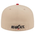 thumbnail image 4 of Men's New Era  Khaki Cincinnati Bearcats Two-Tone 59FIFTY Fitted Hat, 4 of 5