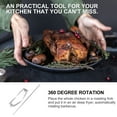 thumbnail image 5 of Stainless Steel Air Fryer Fork Rotating Roast Chicken Fork Grill Rotisserie Air Fryer Accessories, 5 of 6
