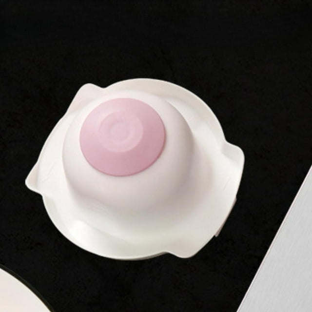Protector de dedos para rebanador de alimentos, herramienta portátil, fácil de usar, rallador de verduras profesional, protector de dedos anticortes. Rosa