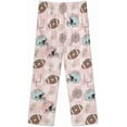 thumbnail image 5 of Top-kevin Women's Pajama Sets Leopard Floral Pattern Long Sleeve Lounge Sets Pjs Sleepwear with Pockets, 5 of 12