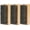3 Horsehair bristle, variant on Shoe Brush for Cleaning, Horsehair Bristles Wooden Shine Shoe Brush Cleans Leather, Suede, Nubuck and Delicate Textiles - 3 Pack