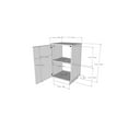 thumbnail image 5 of Nexera Bed Frame And Nightstand In Full|Natural Maple & Charcoal Grey, 5 of 5
