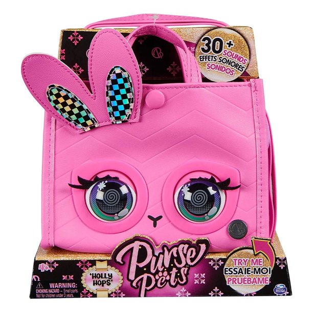 2025 Monedero para mascotas Hello Kitty Stitch Minnie Magic Pet Animal Bag Bolso de hombro interactivo con sonidos y reacciones Blink Girl Tote Bag